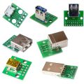 MICRO MINI USB2.0 3.0 Male Female USB to Dip Female B-type Square interface  Mike 5p patch to inline adapter board. 