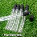 10ml Empty perfume Tester Bottle - Glass Small Bottles - Travel size - Mini Perfume Refill Bottle 10ml - Transparent Tester - Pack Of 5. 