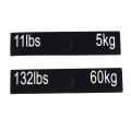 1Sheet Gym Equipment Weight Sticker Labels Power Equipment Label WANNA. 
