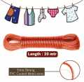 Heavy Duty steel drying wire  Outdoor Wet clothes hanging rope line for drying clothes   (20 Meters ). 