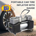 Dual 2 Cylinder Heavy Duty Double Air Compressor Or Car Inflator 628 4x4. 