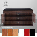 Premium Entrance Shoes Rack Shoes organizer with Seat Cushion Storage Shoe Cabinet, Home Furniture Shoe Organizer Shoe Rack 3-Layer by Home Décor Decorative. 