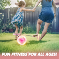 Pjump Ball Flashing Swing Ball with Flashing Lights, Skip It Toy for Kids Indoor & Outdoor. 