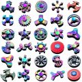 zinc alloy Fidget spinner stainless steel hand spinners  in random design for Anxiety stress relief/for playing/Thinking/Brain teaser/compact body stuffer for adults and kids (ONLY 1 PIECE). 