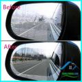 2pcs Waterproof Anti Fog Car Rear View Mirror Film Anti Glare Mist Rainproof Side View Window Clear Protective Sticker. 