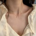 Fashion Women Jewelry Alloy Rhinestone Drop Necklace. 