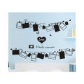 Picture Frames Wall Sticker Family Wall Decals Black Picture Frames DIY Removeable Wall Art Memories Vinyl Stickers for Home Living Room Bedroom. 