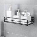 Punch-Free Multipurpose Kitchen Bathroom Wall Holder Metal Shelf Storage with Strong Magic Sticker. 
