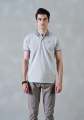 Focus - Men Light Grey Polo Shirt For Men. 