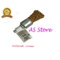 Drill Brush 6mm shank Brass / shaving / kulfi Wire Cups Tool Shank for Drill / Rust Remover 17 mm. 