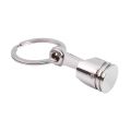 Trendy Car Engine Piston Keyring Chain Keychain Key Fob Silver. 