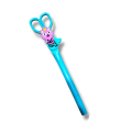 Scissor Pen With Rainbow/Kitty Shape Gel Pen Kids Student Gifts (1 Pc Random). 