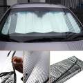 "Universal Front Windshield Sun Shade for All Cars - Silver  AA Enterprises. 