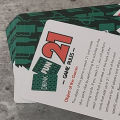 Thick Playing Cards 21 Drink Playing Card Set Fun Party Game Night Prop for Adults Family Friends Portable Deck for Bar Games Classic Design on Thick Paper Perfect for Game Nights Gatherings Paper. 