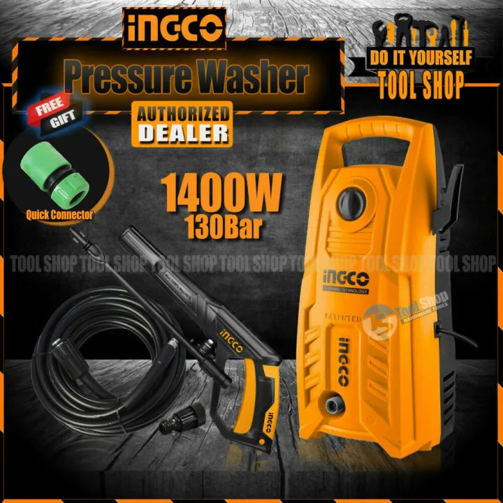 Ingco%20Original%20High%20Pressure%20Washer%201400W%20-130Bar%20-Sucking%20System%20For%20Solar%20Cleaning%20Car%20Washing%20Plant%20Watering,%20Pure%20Copper%20-%20Image%202