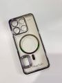 Asfand Brothers for Itel A60s Back Cover Luxury 6D Plating Soft Case Camera Lens Protection - Crome Case - MAG SAFE Case. 