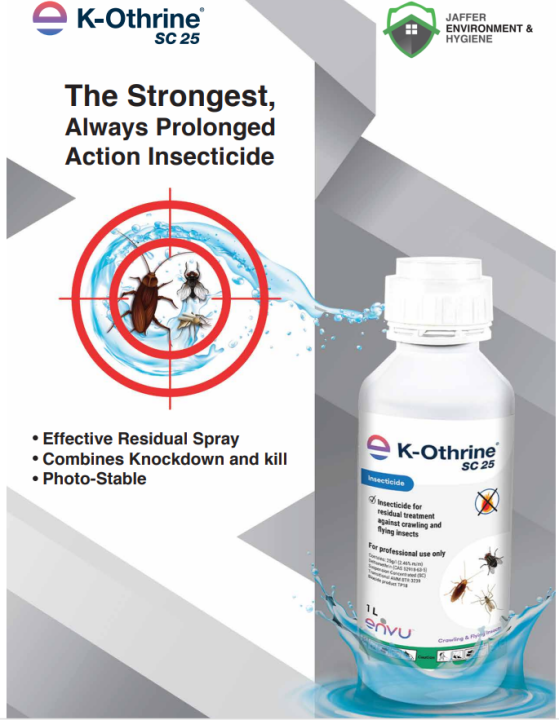 K–Othrine (Crawling and Flying Insect) 1 Liter - Odorless & Low dosage