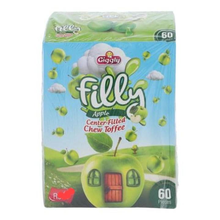 Filly Apple center Filled Chew Toffee 60 pcs | Daraz.pk