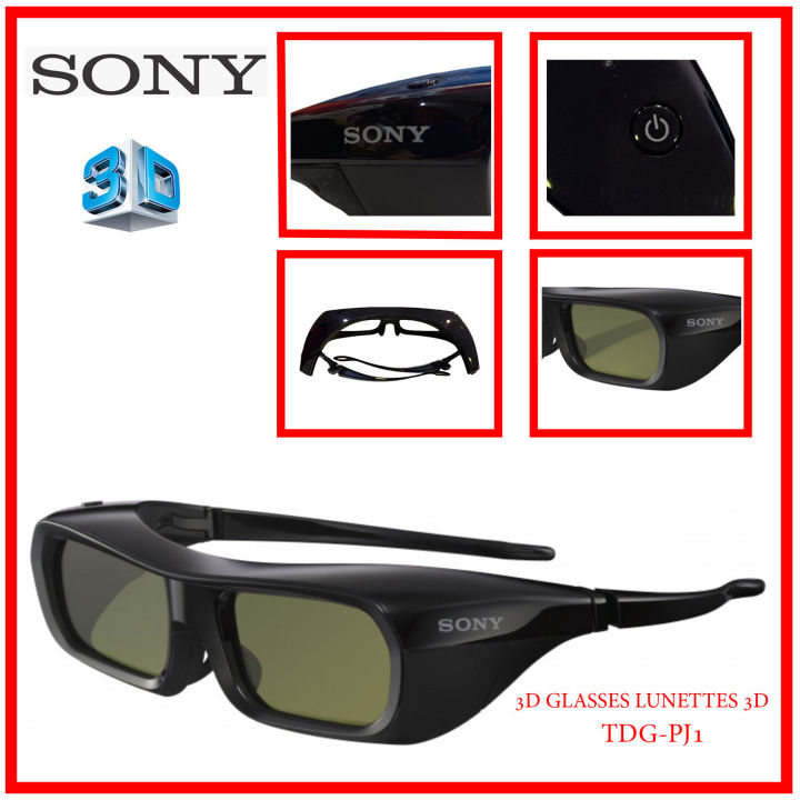 Sony TDG-PJ1 3D Glasses for Sony Projector VPL-HW30ES or VPL-VW90ES Projectors
