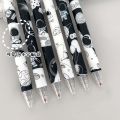Cute Black Press Pen 0.5mm Gel Pen Office Stationary Student Pen. 