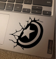 Marvel Avengers Captain America Vinyl Decal Laptop Sticker, Laptop Stickers For Boys And Girls, Bike Stickers, Car Bumper Stickers | Avengers Sticker For Laptop | Laptop Decoration | Stickers For Programmers And Programming. 