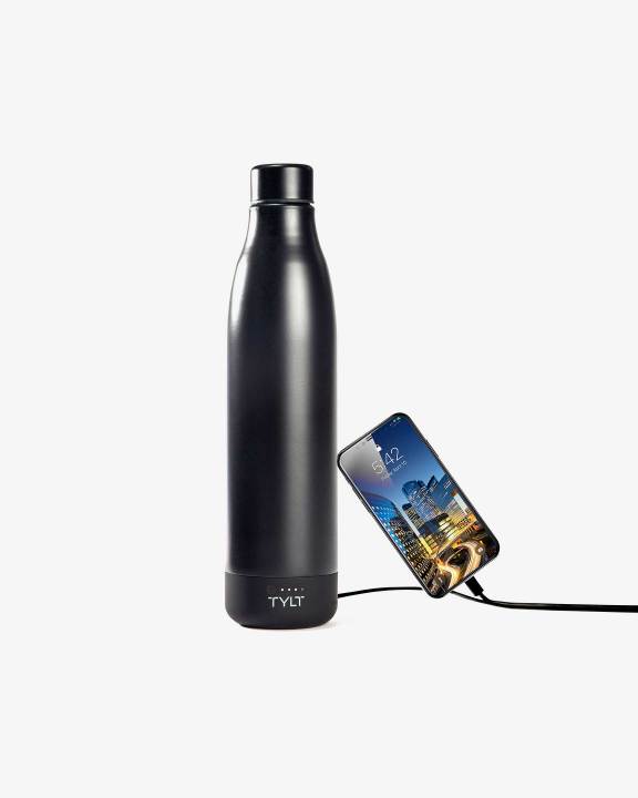 TYLT Logo Bottle All-in-One Water Bottle and Portable Power Bank BRANDED NOT USED