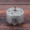 OYPFXMI 2X RF-500 TB-12560 DC 1.5 - 12 V 2700 U / MIN Idling speed 32 mm diameter DC motor silver. 
