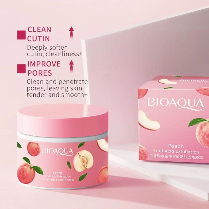 BIOAQUA%20Peach%20Exfoliating%20Gel%20Cream%20140g%20for%20Dead%20Skin,%20Pores%20&%20Dull%20Skin%20-%20Image%202