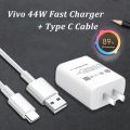 Original Vivo_ 33w 44W Flash charger 2.0 Original Vivo_ Dual Engine charger for Vivo_ S1 Pro V15 V17 Pro V19 V20 V20 Pro V20 SE V21e V21 5G V23e 5G V23 5G V25 X Series X50 X50 Pro X60 X60 Pro Y53s Y73 & Latest/5G Phones Fast charging 33W, 62% in 30 min. 