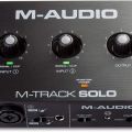 M Audio M Track Solo USB Audio Interface. 