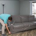 Sofa Plastic cover for 5 seater. 