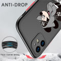UCUC for OPPO F7 F7 Pro Back Cover Handsome Mouse Frosted Transparent Hard Phone Case Thin Shockproof Full Cover Camera Protect Case. 