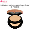 Glamorous Face Invisible Matte Long Lasting Double Compact Powder (Shade:01). 