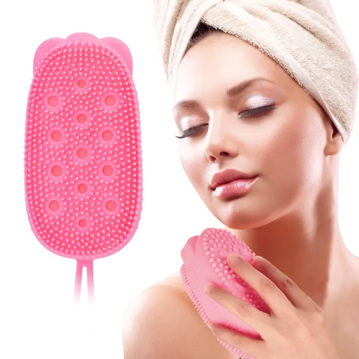 Techmanistan%20Silicon%20Bath%20Body%20Brush,%20Exfoliating%20Body%20Scrub%20Brush,%202%20in%201%20Ultra%20Soft%20Bath%20Sponge%20Shower%20Brush%20and%20Body%20Massager,%20Baby%20Shower%20Brush,%20Shampoo%20and%20Gel%20Dispenser,%20Loofah%20Brush,%20Body%20Cleaning%20Scrubber%20for%20Man,%20Women%20and%20Children%20-%20Image%208