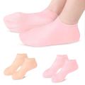 1 Pair Silicone Moisturizing Gel Heel Socks Exfoliating And Preventing Dryness Foot Skin Rejuvenation Foot Care Elastic Sock Eatop. 