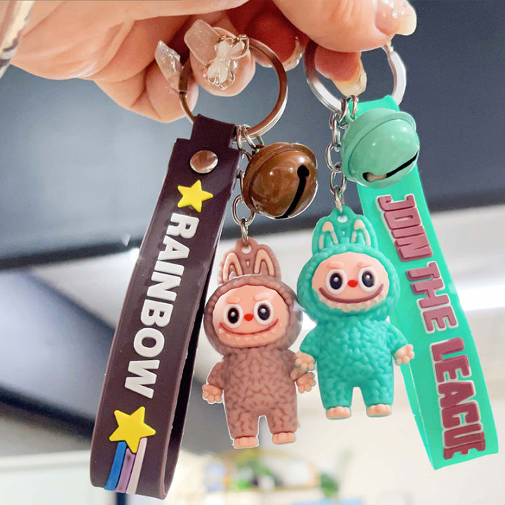 Cute Labubu Keychain New Anime Doll Bags Decoraction Accessories ...