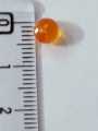 Orange 5mm Round Faceted Acrylic Beads for DIY Crafts - Pack of 30gms - Ideal for DIY Jewelry Making, Jewelry, and Dress Accessories.. 
