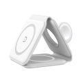 ♥【Readystock】 + FREE Shipping ♥ New Foldable 3-In-1 Magnet Wireless Charger for iPhone, Apple Watch & Airpod.. 