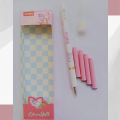 Anime fiction Characters Fountain Ink Pen Jumping Pen Calligraphy Pen Demon Slayer ,  Ancient Castle ,  Lina Bell ,  Holiday , Anna Dialy , Magic Fashion  , D gray Character Ink Pen With FREE 5 ink cartridges Refills and Pen Moisturizer ink Sponch. 