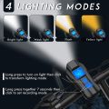 Bike Light USB Rear Bicycle Light Rechargeable Bike Tail Light and Front Light Set Cycle Headlight with Bicycle Speedometer Odometer Fits All Mountain & Road Bike. 