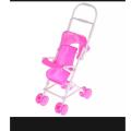 Baby walker toy trolley with doll. 