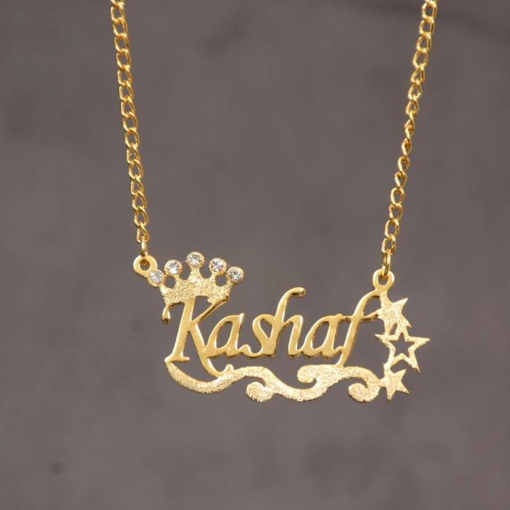 Pendant Necklace Kashish Name Locket Personalized/Customized