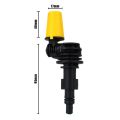 Turbo 360 Degree Jet Spray Nozzle for DEXTRO Pressure Washers - Gimbaled Spin Turbo Lance Dirt Blaster - for Samco - Daewoo - Total - Ingco - Pioneer P2 - Lutian - Ancor - Jasco - CVS etc.. 