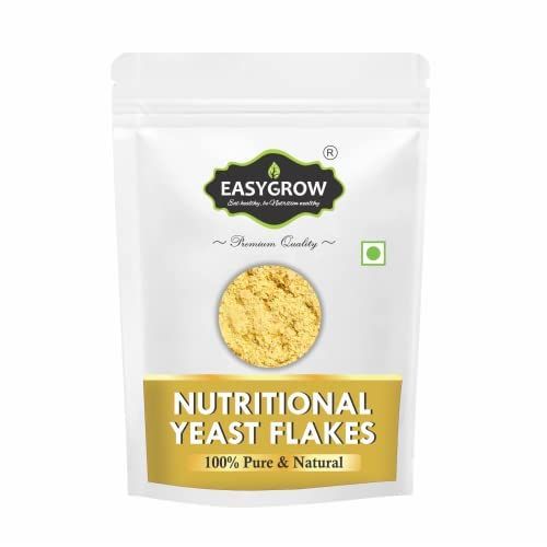 Easygrow Nutritional Yeast Flakes Non-Fortified, Non-GMO Nutritional Yeast - (400 GM)