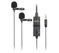 BOYA M1 Lavalier Microphone for Clear Audio Recording with Noise Cancellation and Universal Compatibility. 
