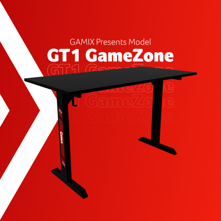GAMIX GT1 GameZone - 48 inch Gaming Desk - High Quality Ergonomic ...