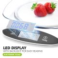 DSP Electric Kitchen Scale, 11lbs/2kg ​​High Precision Digital Food Pan Scale with LCD Display for Food Ounces and Grams Kitchen Scale Weight Capacity, Electric Kitchen Scales, Kitchen Scale Digital, Kitchen Scale Weight Machine Note random color will be. 