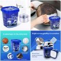 Powerful Stainless Steel Cookware Cleaning Paste Household Kitchen Cleaner Washing Pot Bottom Scale Strong Cream Detergent 800 Gram. 