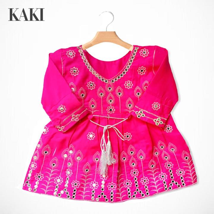 Pakistani handmade baby frocks best sale