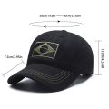 NEW Men Army Camouflage Baseball Cap Embroidered Brazil Flag Caps Outdoor Sports Tactical Hat Cool Casual Hunting Hats. 